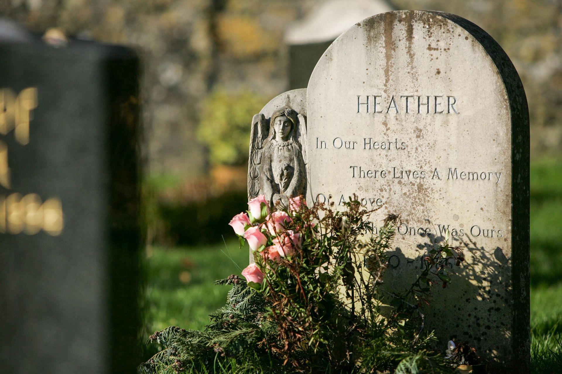 The Grave Of Heather West (Image via Getty)